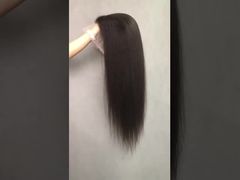 Tóc giả bằng tóc thật 360 Full Yaki Preplucked Exotic Kinky Straight Lace Front
