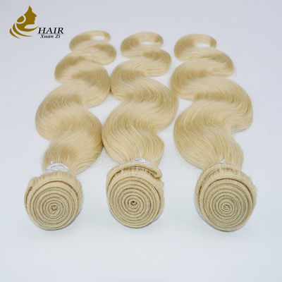 100% tóc trinh nữ được sắp xếp theo lớp da của con người 613 gói tóc trinh nữ