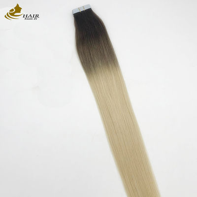 Chiếc tóc nhẹ Ombre Copper Hair Extensions cho tóc mỏng