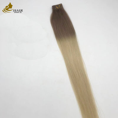 Chiếc tóc nhẹ Ombre Copper Hair Extensions cho tóc mỏng