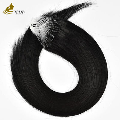 Đường thẳng Nano Pre Bonded Human Hair Extensions Microrings Extensions OEM
