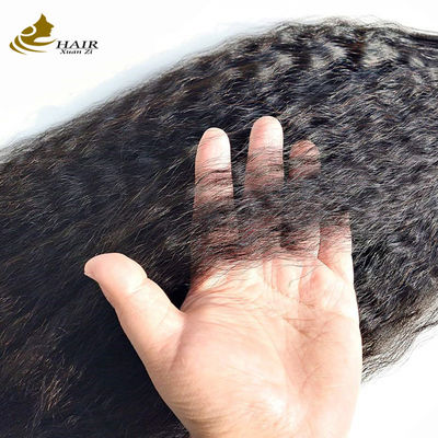 Kinky Straight Prebonded Nano Human Hair Extensions Đen tự nhiên 18 inch