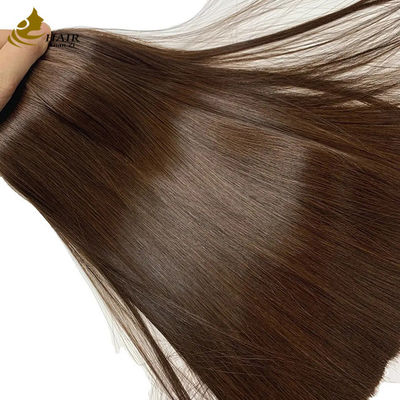 Việt Nam siêu đôi kéo xương thẳng màu nâu #4 Human Hair Bundles