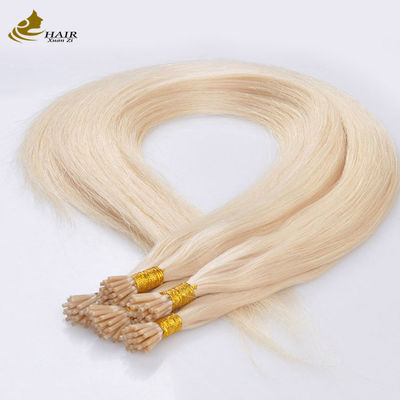 100% tóc nguyên sinh của người châu Âu Keratin Fusion I Tip Hair Extension