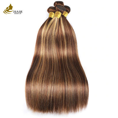 Piano 4/27 Ombre Các phần mở rộng tóc của con người làm nổi bật các gói tóc của con người