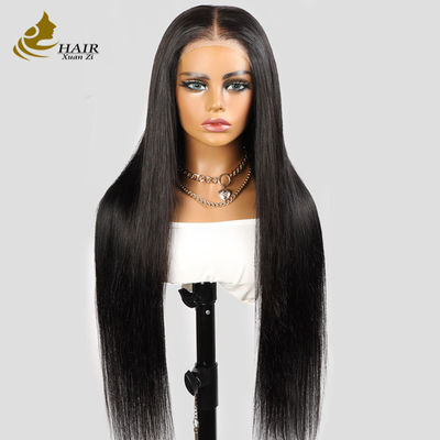 Bone Straight Không dính trong suốt 13X4 HD Dent trước màu tự nhiên 100% tóc con người tóc giả