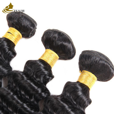 Nhà máy bán trực tiếp tóc người nữ Brazil 1b Màu sắc tóc sóng sâu