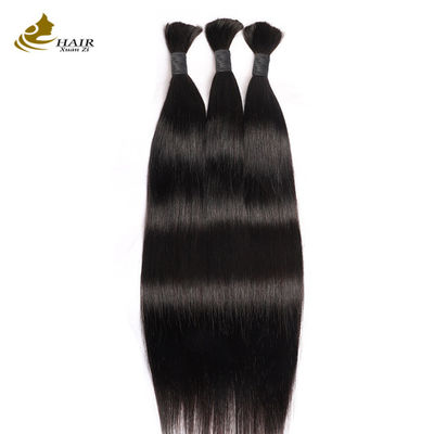 Đồ bán buôn nguyên liệu 100% Virgin Brazil / Malaysia / Ấn Độ / Peru Human Braiding Hair Bulk