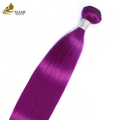 Màu tím tóc con người thẳng đống tóc nguyên sinh tóc con người kéo dài