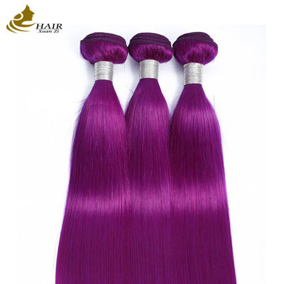 Màu tím tóc con người thẳng đống tóc nguyên sinh tóc con người kéo dài