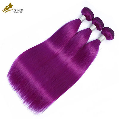 Màu tím tóc con người thẳng đống tóc nguyên sinh tóc con người kéo dài