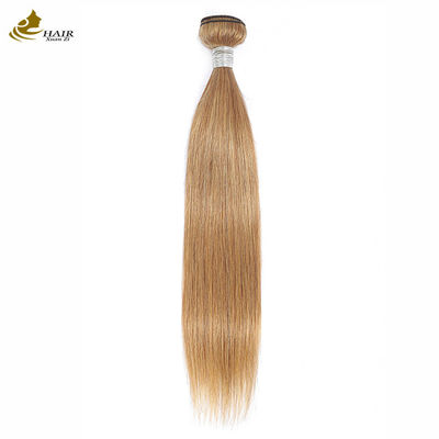 Mức độ 10A Ấn Độ Virgin Human Hair Bundles 27# Straight Hair Weft