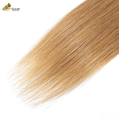 Mức độ 10A Ấn Độ Virgin Human Hair Bundles 27# Straight Hair Weft