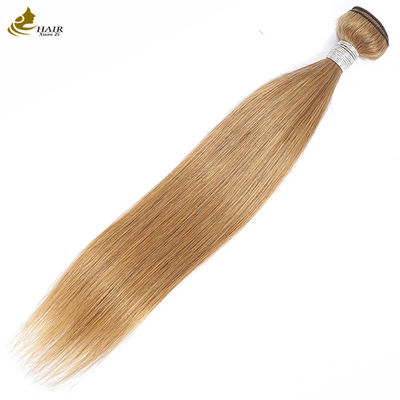 Mức độ 10A Ấn Độ Virgin Human Hair Bundles 27# Straight Hair Weft