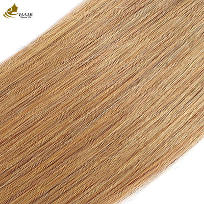 Mức độ 10A Ấn Độ Virgin Human Hair Bundles 27# Straight Hair Weft