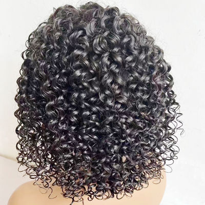 Đồ bán buôn 13X6 13X4 HD Brazil Curl Transparent Lace Human Front Hair Wig