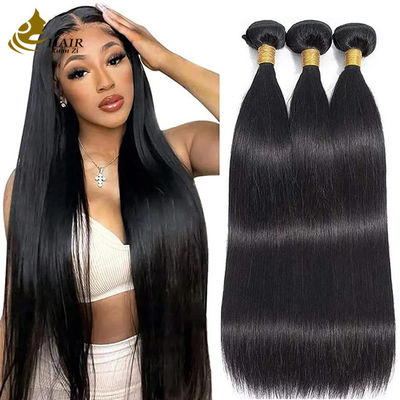 Mức 12A Brazil Ấn Độ 100% Remy nguyên chất Virgin Human Hair Extension Đen tự nhiên