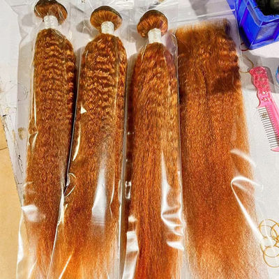 Sản phẩm bán buôn Ombre Human Hair Extensions Brazil Kinky Straight Yaki Hair Weave Bundles
