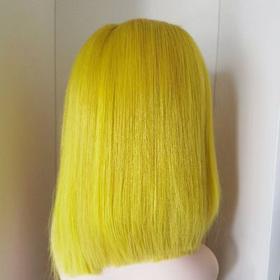 13X4 4X4 13X6 Dent Frontal Raw Brazil Virgin Human Hair Wig Short Bob Wig
