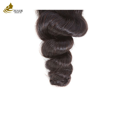 Bông tóc Brazilain Human Hair Loose Wave Bundles with Closure
