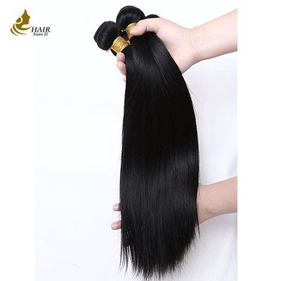 Giá rẻ Brazil cuticle thẳng hàng nguyên chất 100% Virgin thẳng tóc con người gói