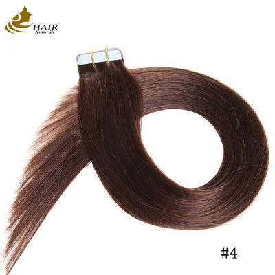 Remy Human Skin Weft Tape Hair Extensions Double Faced Russian Tape 8"-30" Độ dài tùy chỉnh
