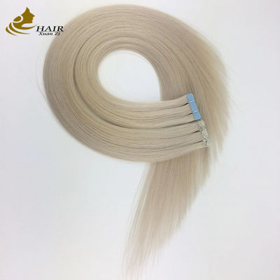 60 tóc con người PU băng kéo dài tóc với thiết kế không rối loạn