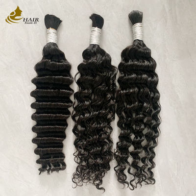 Virgin tự nhiên châu Âu 100% tóc đan của con người