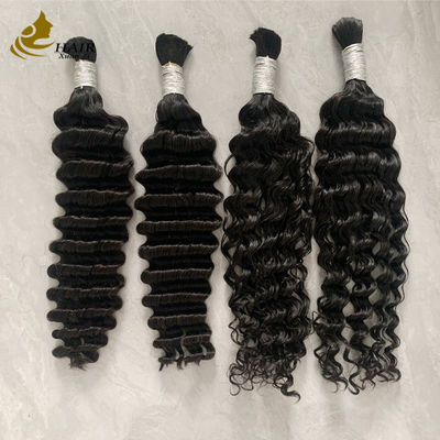 Virgin tự nhiên châu Âu 100% tóc đan của con người