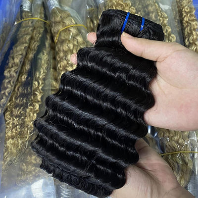 Tóc người thô Deep Wave Virgin Brazilian Hair Bundles