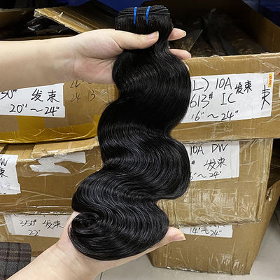 100% không chế biến tóc Brazil bán buôn tóc người trinh nữ Body Wave