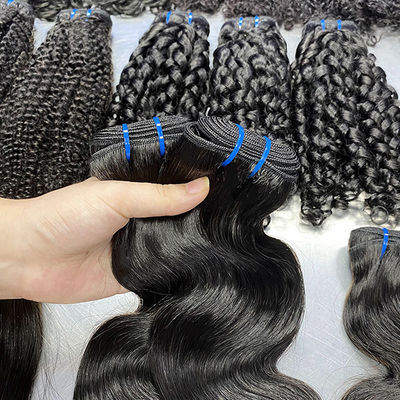 100% không chế biến tóc Brazil bán buôn tóc người trinh nữ Body Wave