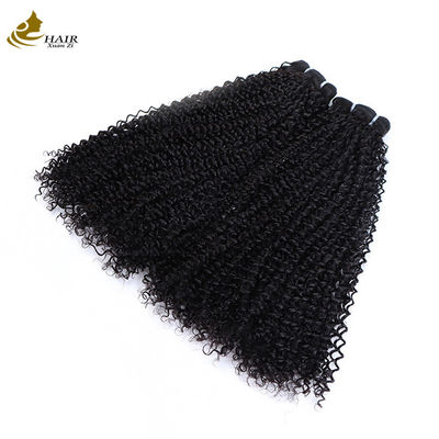 Nhà máy cuticle thẳng hàng nguyên chất Việt Nam 100% Virgin Double kéo Afro Curly Human Hair Bundle