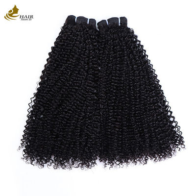 Nhà máy cuticle thẳng hàng nguyên chất Việt Nam 100% Virgin Double kéo Afro Curly Human Hair Bundle