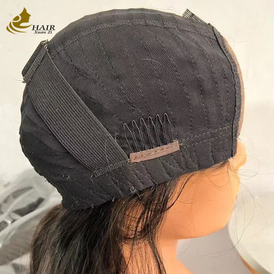 Vỏ lụa không keo tóc thẳng phía trước tóc giả tóc giả mặt trước tóc giả