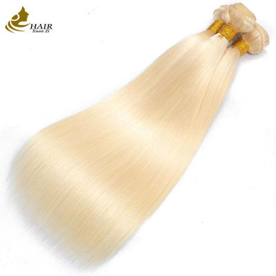 613 tóc vàng 100% tóc con người Virgin Extension Straight Bundles