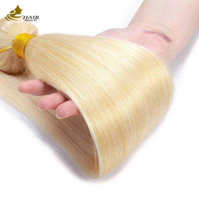 613 tóc vàng 100% tóc con người Virgin Extension Straight Bundles