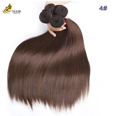 4# Màu Sô-cô-la Màu nâu Dòng Bọc Tóc Con Người Bọc Vải