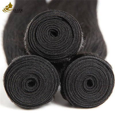 Không đổ tóc người Virgin tóc thẳng máy đan tóc đan đôi
