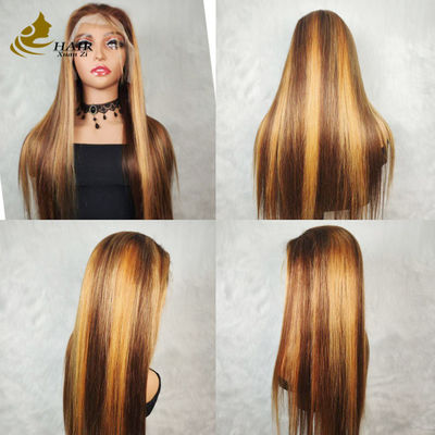 Lông người Việt Kinky Curl P427 Piano Color 13X4 Lace Front Wigs