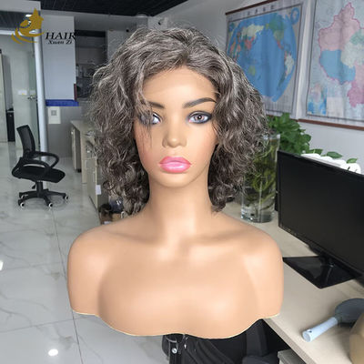 Chọn riêng Gery 5*5 HD Body Wave Glueless Silk Top Full Lace Wig
