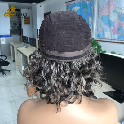 Chọn riêng Gery 5*5 HD Body Wave Glueless Silk Top Full Lace Wig