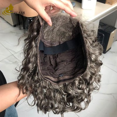 Chọn riêng Gery 5*5 HD Body Wave Glueless Silk Top Full Lace Wig