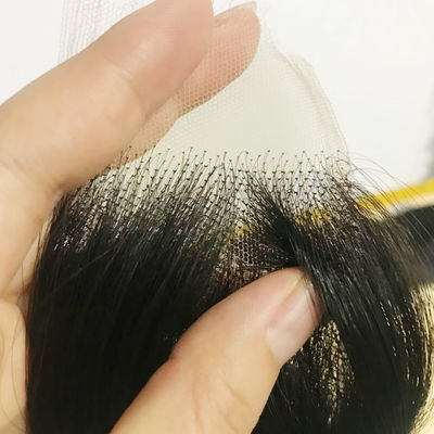 Tóc mái đóng (closure) thẳng Brazil 2x6 HD vô hình bằng tóc thật