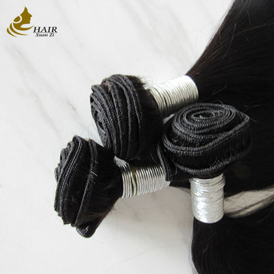Bó tóc tóc người thẳng đen tự nhiên 30 inch với Closure 4*4 20 inch
