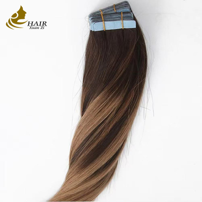 Màu sắc tùy chỉnh 100% Vòng tóc con người nguyên bản trong tóc mở rộng tóc thẳng mở rộng tóc người