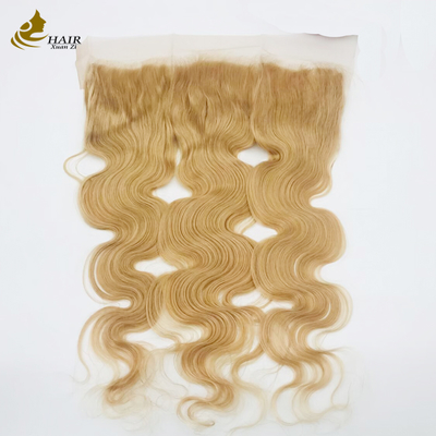 613 Color Transparent 100% Human Hair Lace Closure Remy Hair Closure
