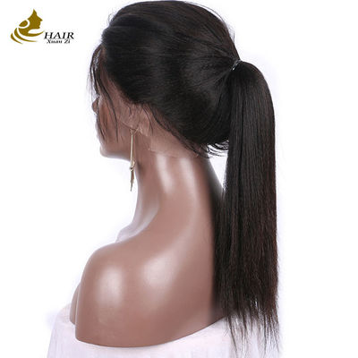 Mặt trước tóc con người tóc quai tóc giả thẳng 100% Virgin Peruvian