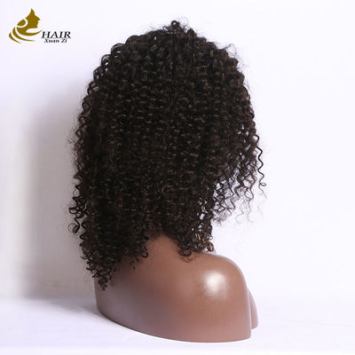 Mặt trước tóc con người tóc quai tóc giả thẳng 100% Virgin Peruvian