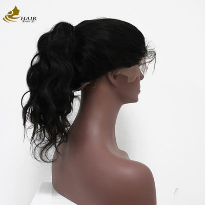 Mặt trước tóc con người tóc quai tóc giả thẳng 100% Virgin Peruvian